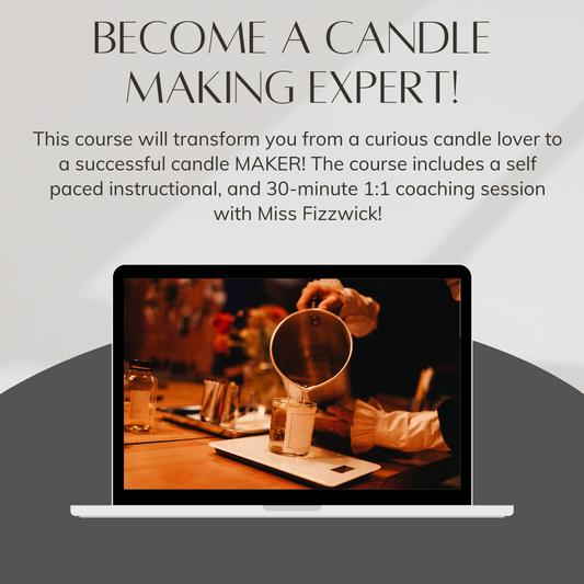 Become an Expert in Making Clean Candles - Course and Coaching!